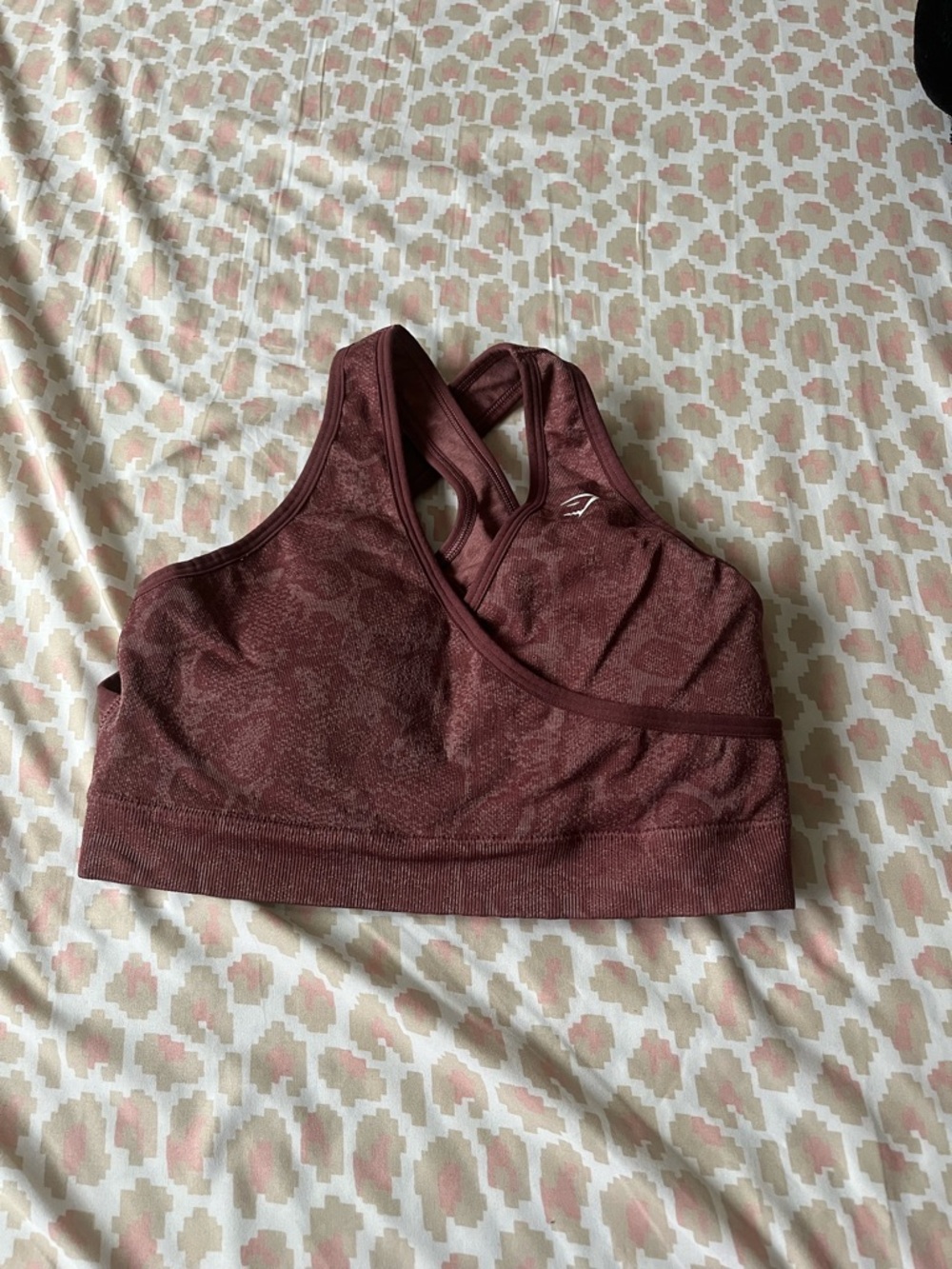 Gymshark Seamless Sports Bra - Deep Burgundy
